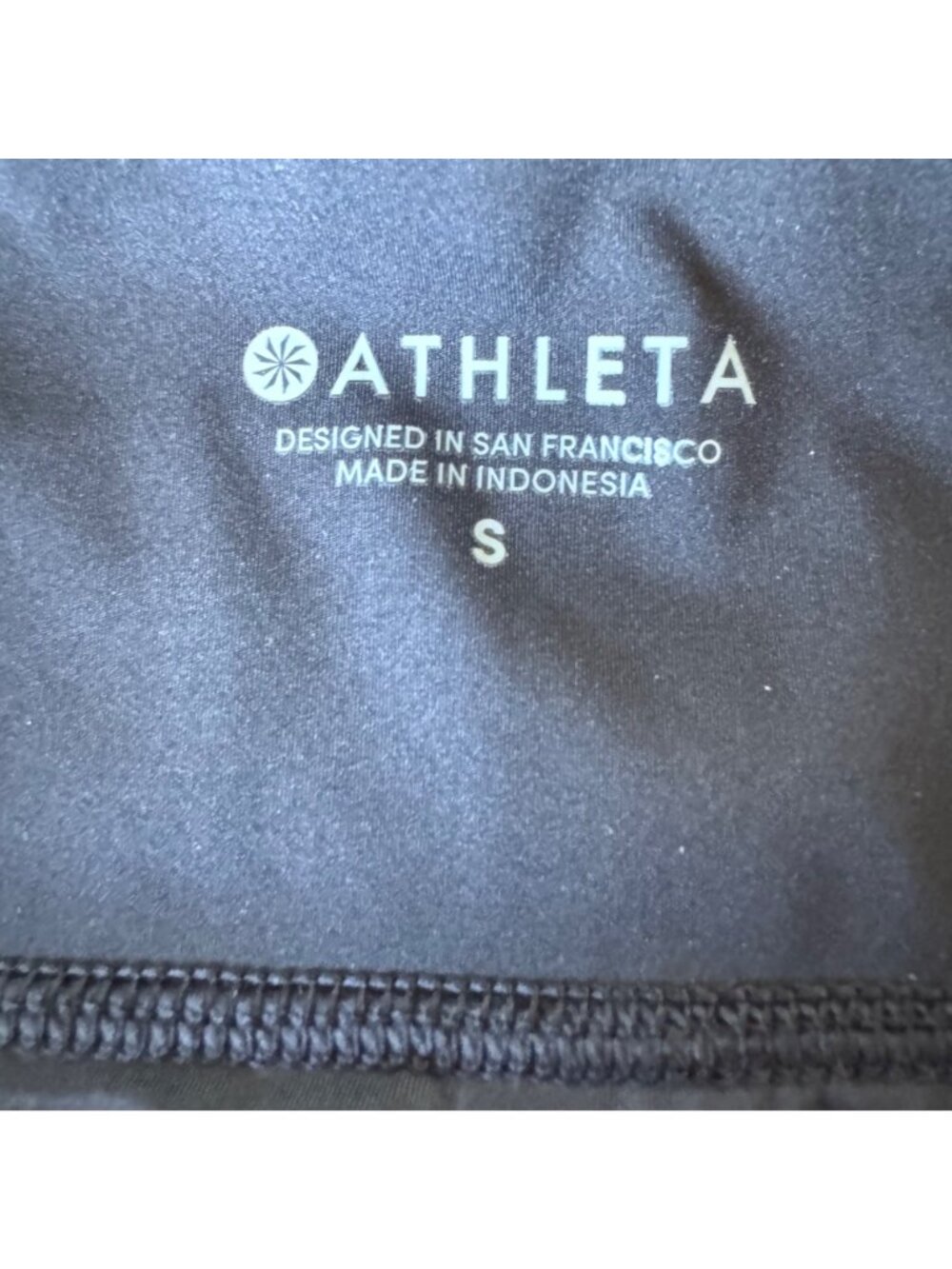 Athleta Womens Running Free Camo Shorts Sz S Black Grey Stretch Athletic 705735 - Picture 2 of 10